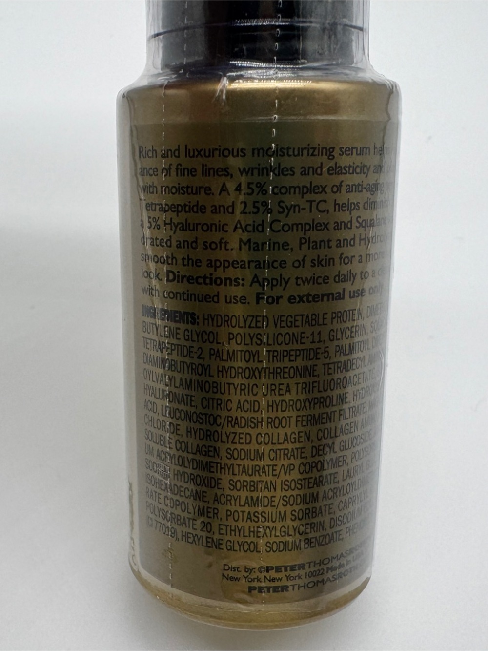 Peter Thomas Roth Un-Wrinkle Moisturizing Serum 2 oz Anti-Aging Hyaluronic Acid - Picture 4 of 5